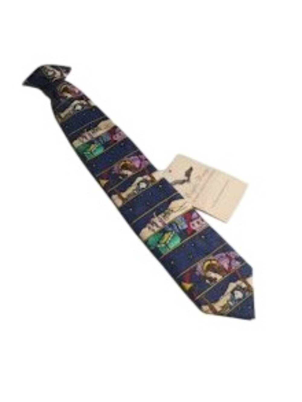 Eagles Wings Child Clip On Tie Christian Nativity Multicolor Christmas Theme